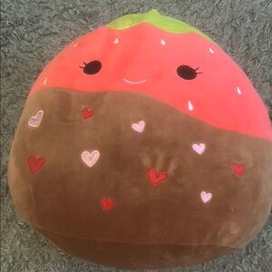 Strawberry Chocolate Plush Pillow